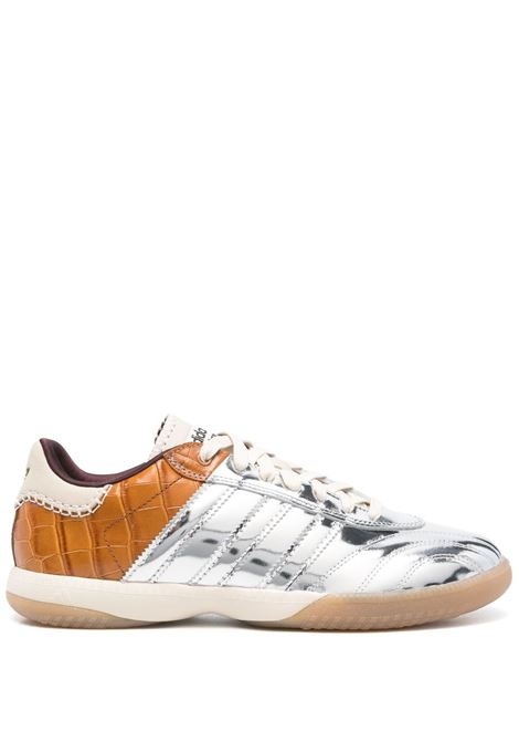 Brown and silver samba wb metallic sneakers Adidas by wales bonner - unisex ADIDAS BY WALES BONNER | IH5777SLVR